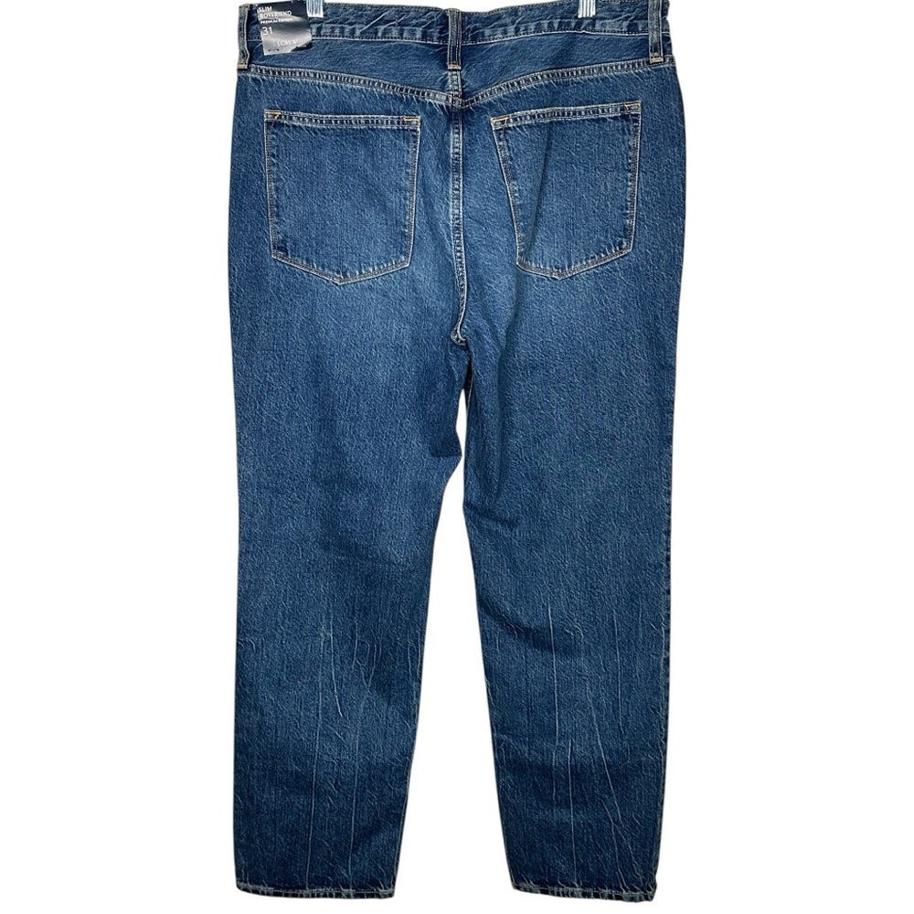 J Crew NWT Premium Edition Slim Boyfriend Button Fly High Waist Straight Jeans - Picture 6 of 15